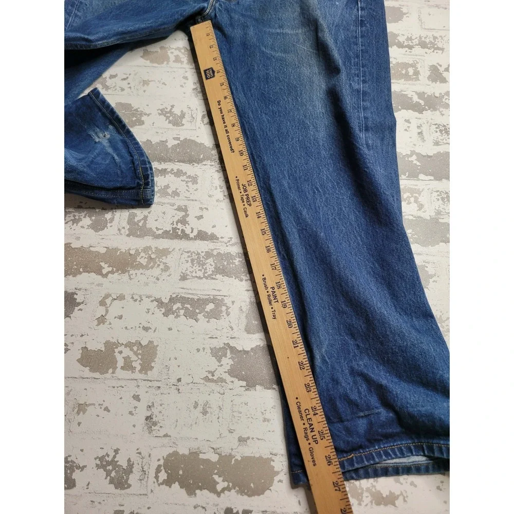 Levis Original 501 Straight Leg Button Fly Denim Jeans 100% Cotton Men's 40x30‎